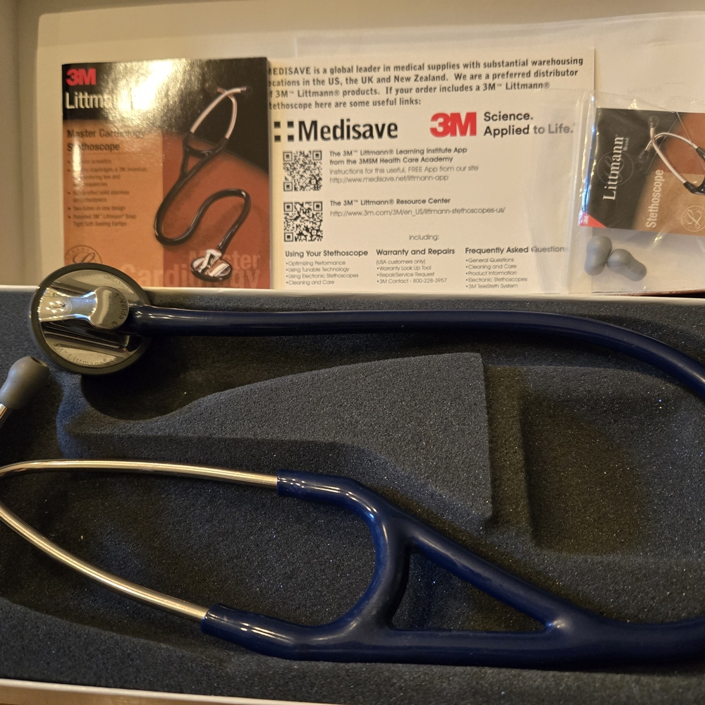 3M Littmann Master Cardiology Stethoscope in Navy Blue